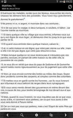 Bible de Jésus-Christ android App screenshot 0