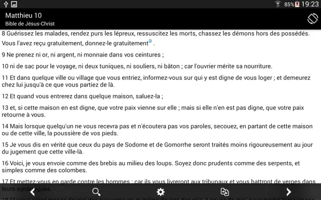 Bible de Jésus-Christ android App screenshot 3