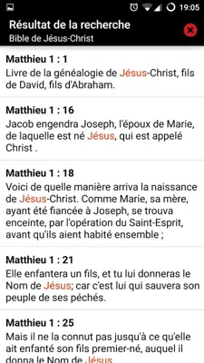 Bible de Jésus-Christ android App screenshot 4