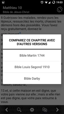 Bible de Jésus-Christ android App screenshot 5